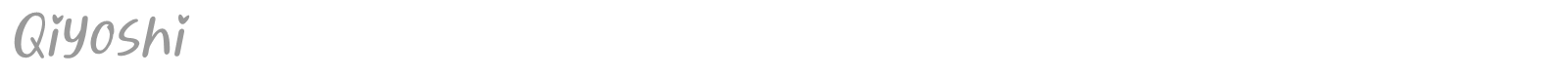 Qiyoshi font preview